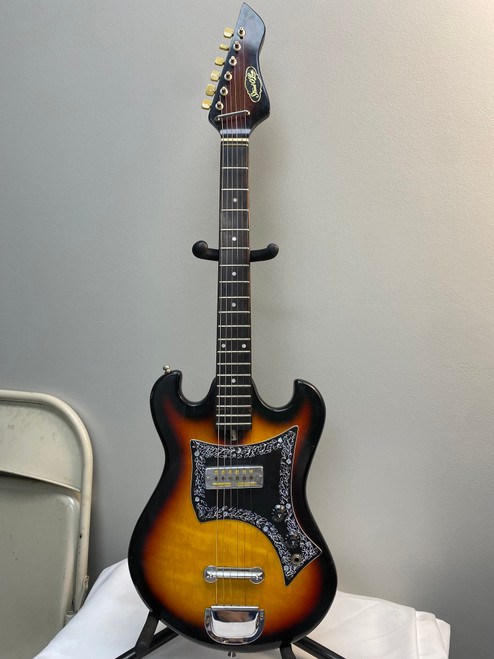 Vist Large View of Product Image Which is Used STRAD O LIN RJ1 Vintage Electric Guitar Sunburst 6-String