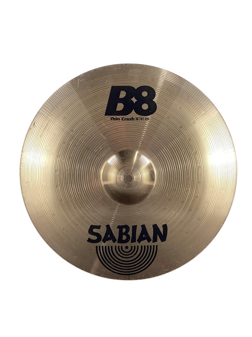 Vist Large View of Product Image Which is Used Sabian B8 Thin Crash Cymbal 16"