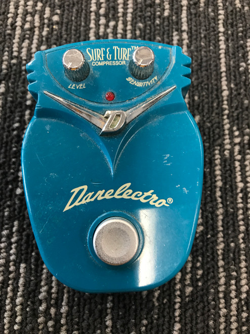Vist Large View of Product Image Which is Used Danelectro SURF AND TURF COMPRESSOR Boost Pedal
