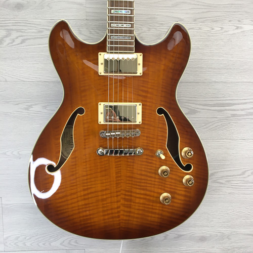Vist Large View of Product Image Which is Used Ibanez ARTCORE EXPRESSIONIST SEMI-HOLLOW Semi-Hollow Electric Guitar Sunburst 6-String
