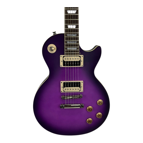 Vist Large View of Product Image Which is Used Epiphone Les Paul Classic Worn Purple Electric Guitar Purple 6-String