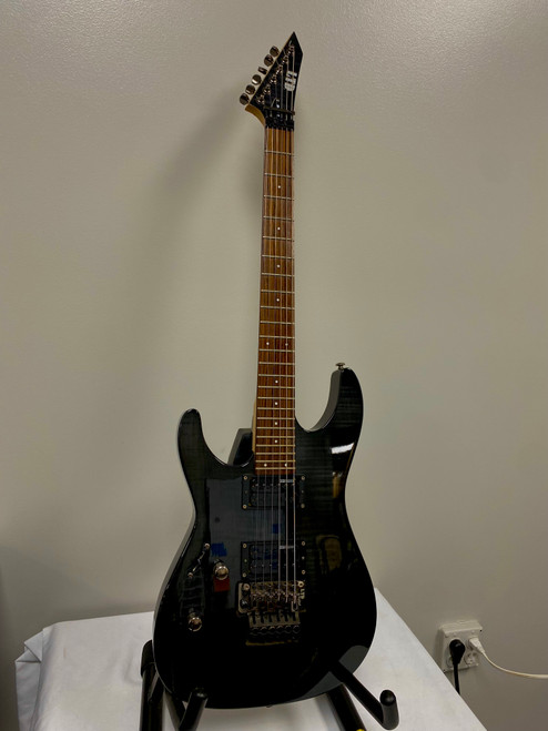Vist Large View of Product Image Which is Used LTD M-100FM Super S Electric Guitar Black 6-String