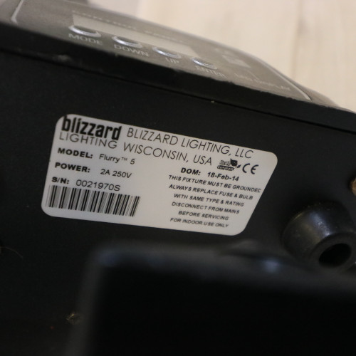 Vist Large View of Product Image Which is Used BLIZZARD LIGHTING FLURRY LED Lighting Equipment