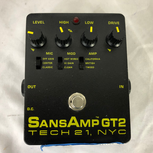 Vist Large View of Product Image Which is Used Sans Amp GT2 Amp Modeling Pedal