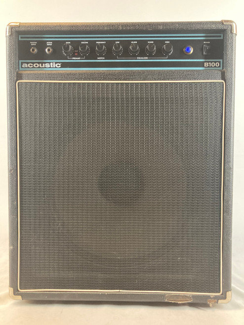 Vist Large View of Product Image Which is Used Acoustic B-100 COMBO Bass Amplifier