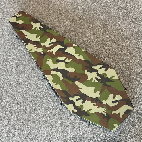 Vist Large View of Product Image Which is Used COFFIN ATC425 CAMOUFLAGE UNIVERSAL BASS CASE