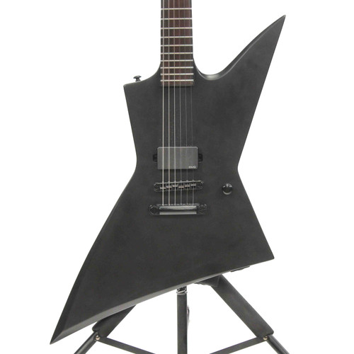 Vist Large View of Product Image Which is Used LTD EX-BLACK METAL Pointy Electric Guitar Black 6-String