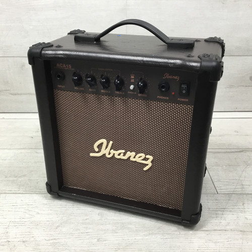 Vist Large View of Product Image Which is Used Ibanez ACA-15 Acoustic 1x5 Solid State Amplifier