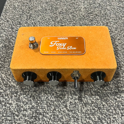 Used WARM AUDIO FOXY TONE BOX Guitar Fuzz Pedal 41106-S000095699 Vist Large View of Product Image Which is Used WARM AUDIO FOXY TONE BOX Guitar Fuzz Pedal