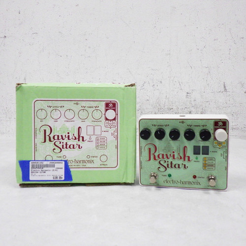 Vist Large View of Product Image Which is Used Electro Harmonix Ravish Sitar Guitar Effects Pedal