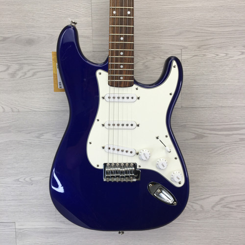 Vist Large View of Product Image Which is Used Squier AFFINITY STRAT S Type Electric Guitar Blue 6-String