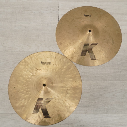 Vist Large View of Product Image Which is Used Zildjian 14" K Hi Hat Cymbal Pair
