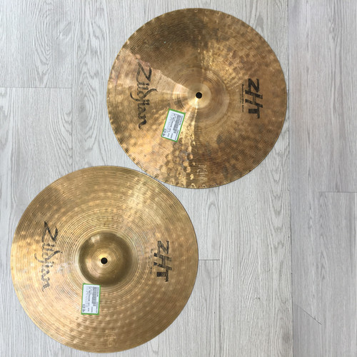 Vist Large View of Product Image Which is Used Zildjian ZHT Mastersound Hi Hat Cymbals 15"