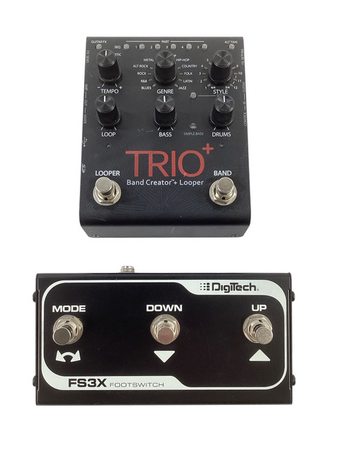 Vist Large View of Product Image Which is Used Digitech TRIO + BAND CREATOR + FS3X FT SWTCH