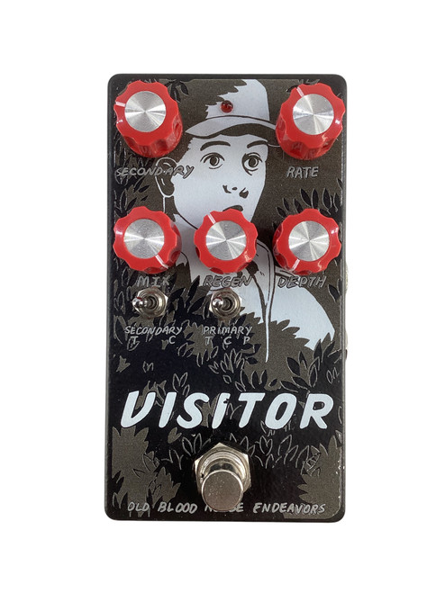Vist Large View of Product Image Which is Used Old Blood Noise Endeavors VISITOR Parallel Multi-Modulator Pedal