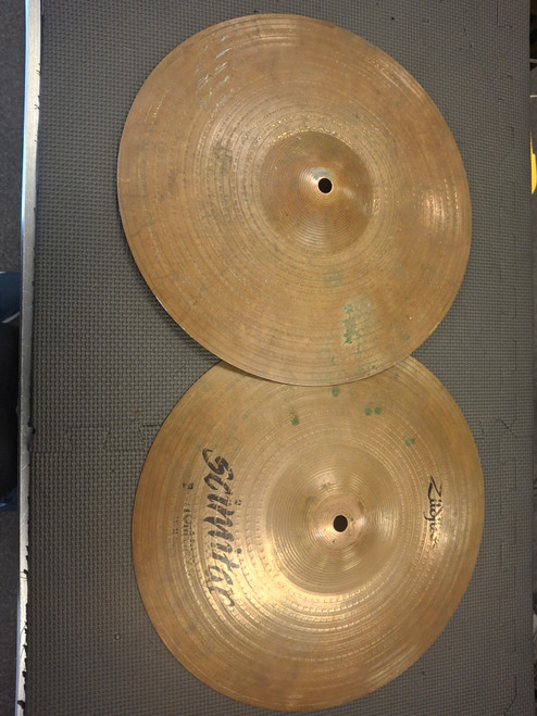 Vist Large View of Product Image Which is Used Zildjian 14 INCH SCIMITAR HI HATS Cymbal 14"