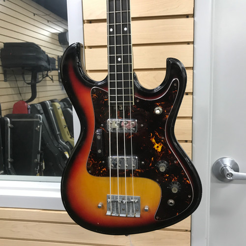 Vist Large View of Product Image Which is Used Global BURNS BASS Vintage Bass Guitar Sunburst 4-String