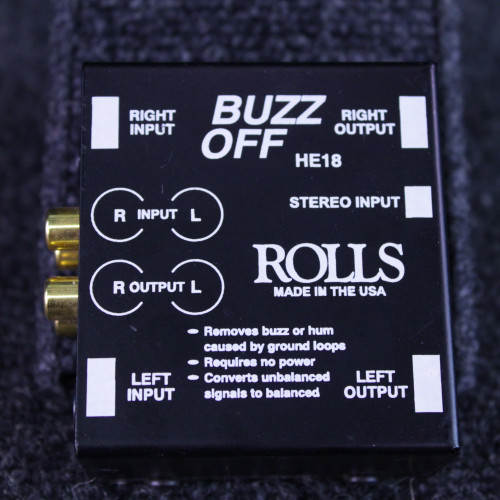 Vist Large View of Product Image Which is Used Rolls HE18 BUZZ OFF HUM REMOVER Pro Sound Product