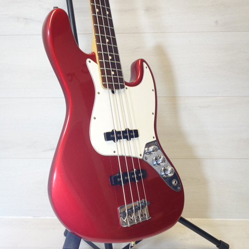 Used Fender AMERICAN STANDARD JAZZ BASS 1997 Bass Guitar Red 4-String 41108-S000062636 Vist Large View of Product Image Which is Used Fender AMERICAN STANDARD JAZZ BASS 1997 Bass Guitar Red 4-String