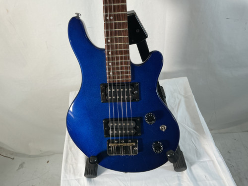 Vist Large View of Product Image Which is Used Washburn MAVERICK 3/4 BTM S Type Electric Guitar Blue 6-String