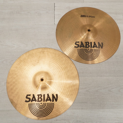 Vist Large View of Product Image Which is Used Sabian 14" B8 Hi Hat Cymbal Pair