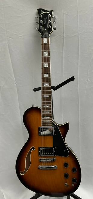 Vist Large View of Product Image Which is Used Xaviere PS1 Modern Metal Electric Guitar Sunburst 6-String