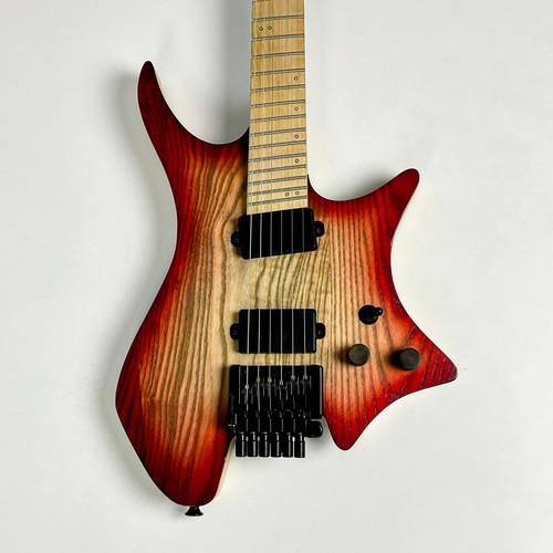 Vist Large View of Product Image Which is Used NK GUITARS HEADLESS E-GITARRE 24 Electric Guitar Cherry Sunburst 6-String