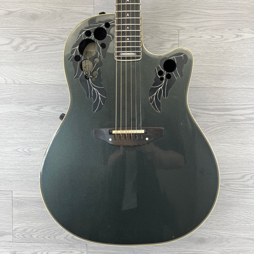 Vist Large View of Product Image Which is Used Ovation Collector's Series Vintage 1988 Solid-Top Acoustic/Electric w/OHSC