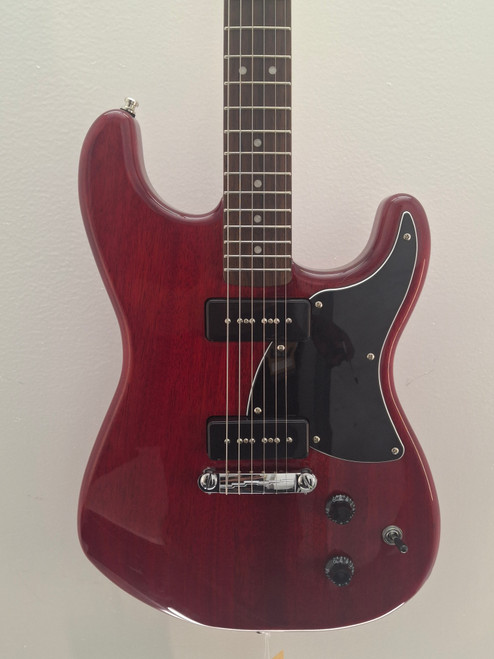 Vist Large View of Product Image Which is Used Squier STRATOSONIC Electric Guitar Red 6-String