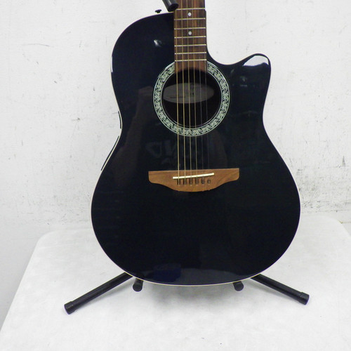 Vist Large View of Product Image Which is Used Ovation 1861 Laminate Top Acoustic Guitar Green