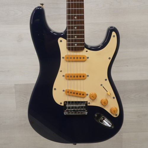 Vist Large View of Product Image Which is Used Squier Bullet Strat Electric Guitar Blue