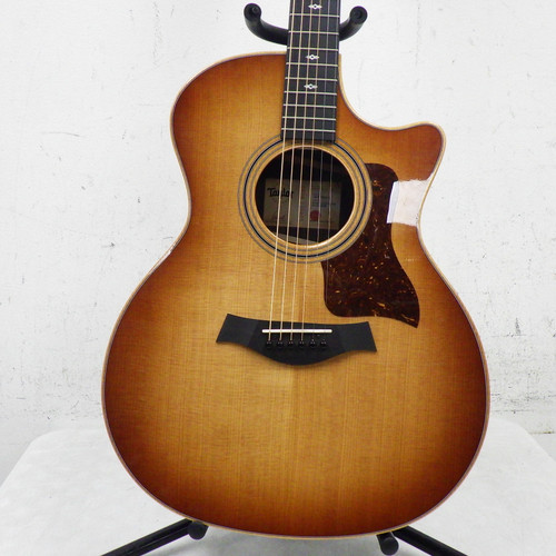 Vist Large View of Product Image Which is Used Taylor Sunset Blvd 414CE Solid Top Acoustic Guitar Wood