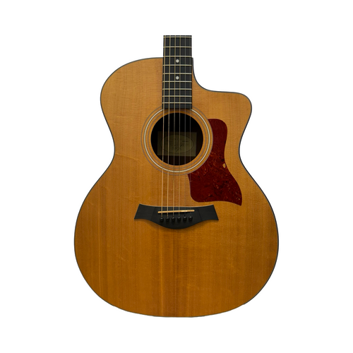 Vist Large View of Product Image Which is Used Taylor 114CE Solid Top Acoustic Guitar Wood