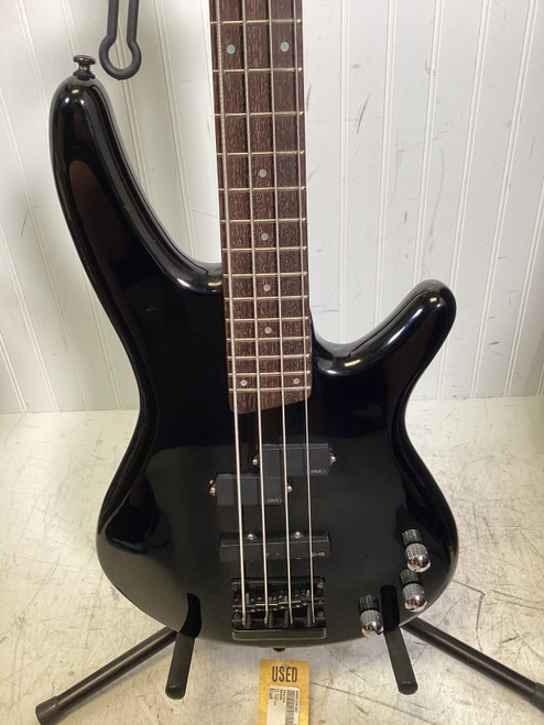 Vist Large View of Product Image Which is Used Ibanez SR400 J Type Bass Guitar Black 4-String