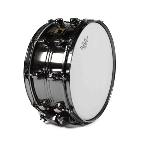Vist Large View of Product Image Which is Used Mapex PREMIUM BLACK PANTHER 14X6.5 Metal Snare Drum 14"
