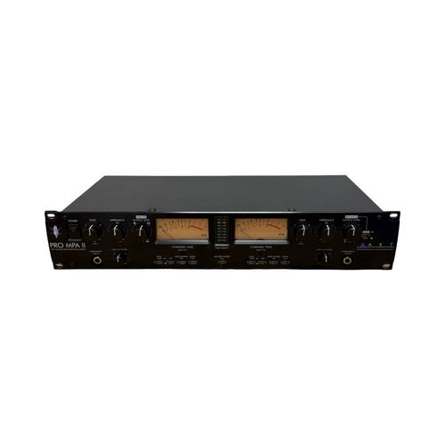 Used Art PRO MPA II 2-CHANNEL MICROPHONE PREAMP Pro Sound Product 41126-S000091016 Vist Large View of Product Image Which is Used Art PRO MPA II 2-CHANNEL MICROPHONE PREAMP Pro Sound Product