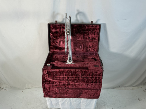 Vist Large View of Product Image Which is Used BENGE LEONORE 90 USA SILVER PLATE Trumpet