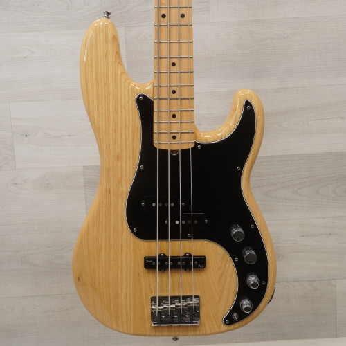 Vist Large View of Product Image Which is Used Fender American Deluxe Precision Bas Guitar Natural