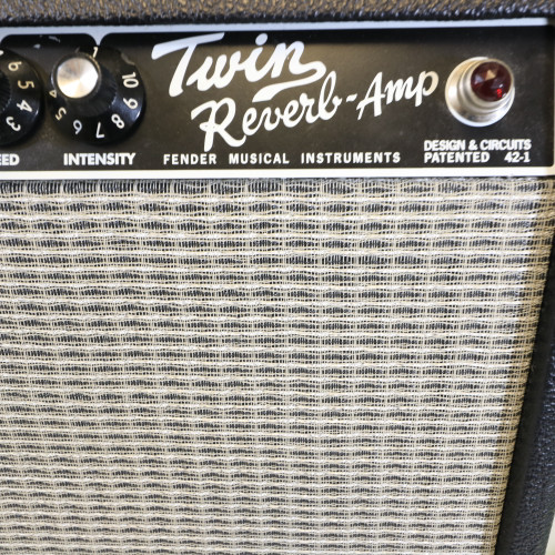 Used Fender TWIN REVERB AMP MODEL Tube Guitar Amp 1 x 12 41108-S000062671 Vist Large View of Product Image Which is Used Fender TWIN REVERB AMP MODEL Tube Guitar Amp 1 x 12