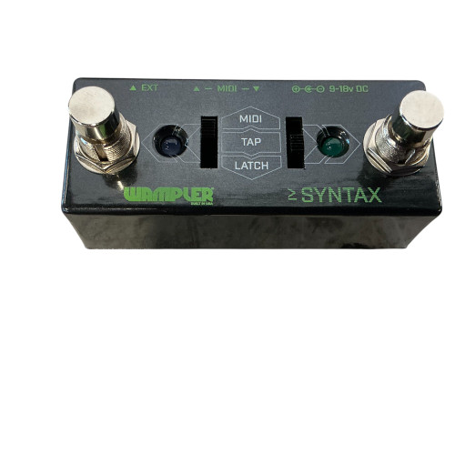 Used Wampler SYNTAX Guitar Effects Pedal 40009-S000308402 Vist Large View of Product Image Which is Used Wampler SYNTAX Guitar Effects Pedal