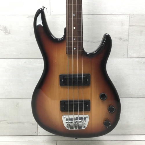 Vist Large View of Product Image Which is Used Peavey Foundation USA Fretless Vintage Bass Guitar Sunburst