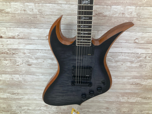 Vist Large View of Product Image Which is Used Wylde Audio THORAXE  TRANS BLK BURST Electric Guitar