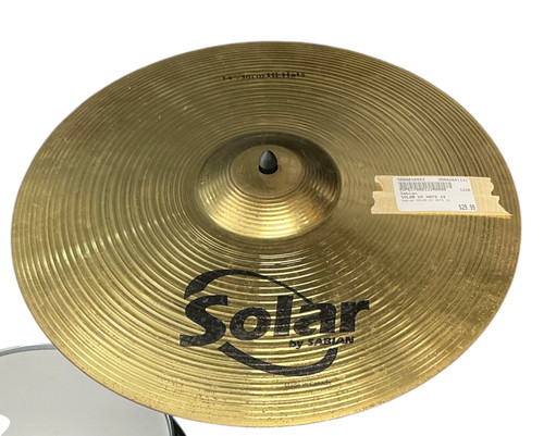 Vist Large View of Product Image Which is Used Sabian SOLAR HI HATS 14 Hi Hat Cymbals 14"