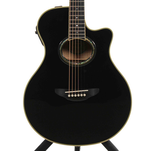Vist Large View of Product Image Which is Used Yamaha APX-9C Laminate Top Acoustic Guitar Black