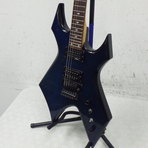 Vist Large View of Product Image Which is Used BC Rich NJ Series Warlock Electric Guitar Blue