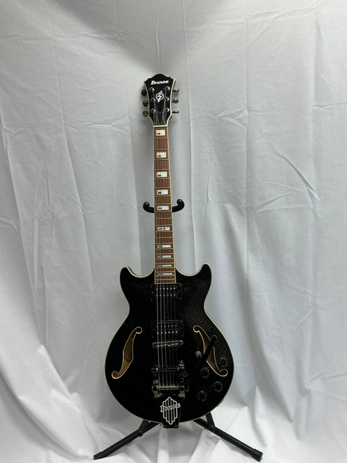 Vist Large View of Product Image Which is Used Ibanez ARTCORE AM78-NBK-12-01 Semi-Hollow Electric Guitar Black 6-String