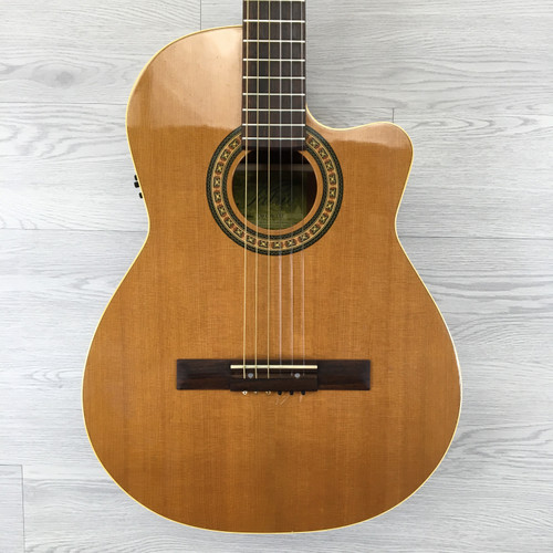 Vist Large View of Product Image Which is Used Godin CW Concert Laminate-Top Classical Acoustic/Electric
