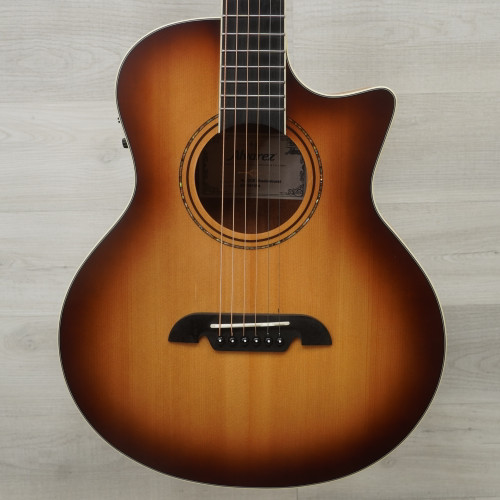 Vist Large View of Product Image Which is Used Alvarez ALJ2CE Artist Little Jumbo Solid Top Acoustic Guitar Sunburst