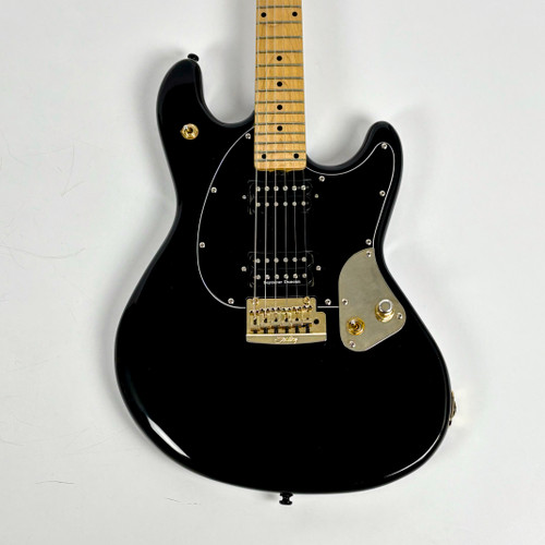 Vist Large View of Product Image Which is Used Sterling by Ernie Ball JARED DINES ARTIST SERIES STINGRAY Electric Guitar Black 6-String