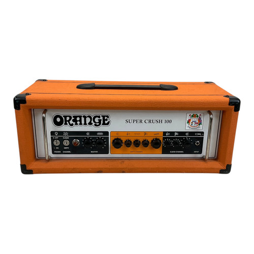 Vist Large View of Product Image Which is Used Orange Super Crush 100H Solid State Guitar Head